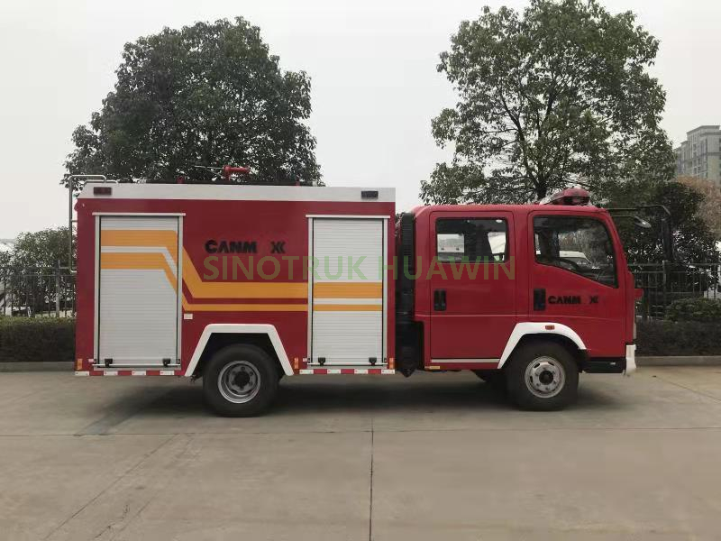 SINOTRUK HOWO Light Truck 4×2 Fire Fighting Truck for sale