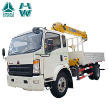 HOWO 4X2 Truck with XCMG 3.2T Crane